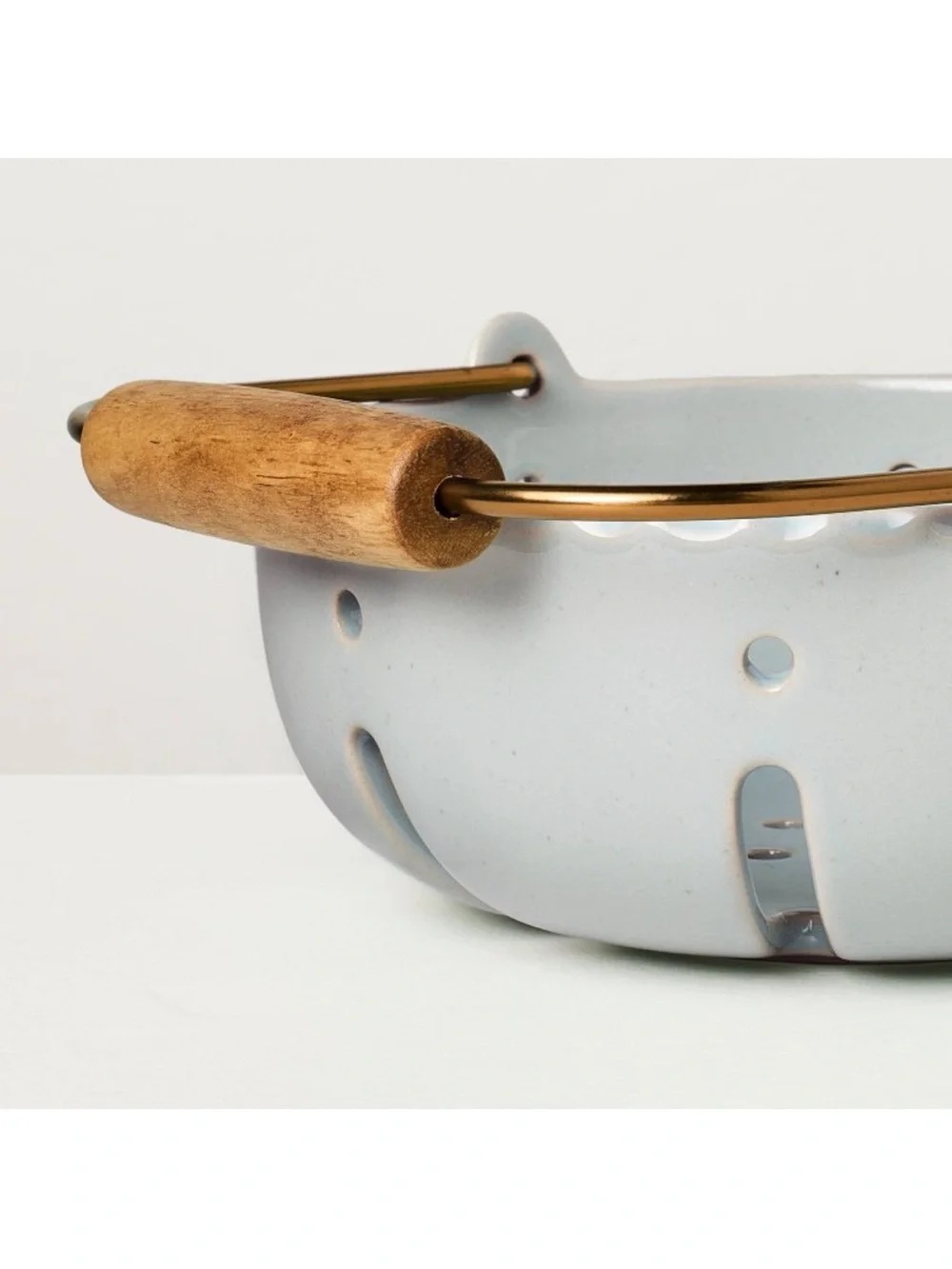 Stoneware Berry Serving Bowl with Handle Peace Blue - Hearth & Hand Magnolia